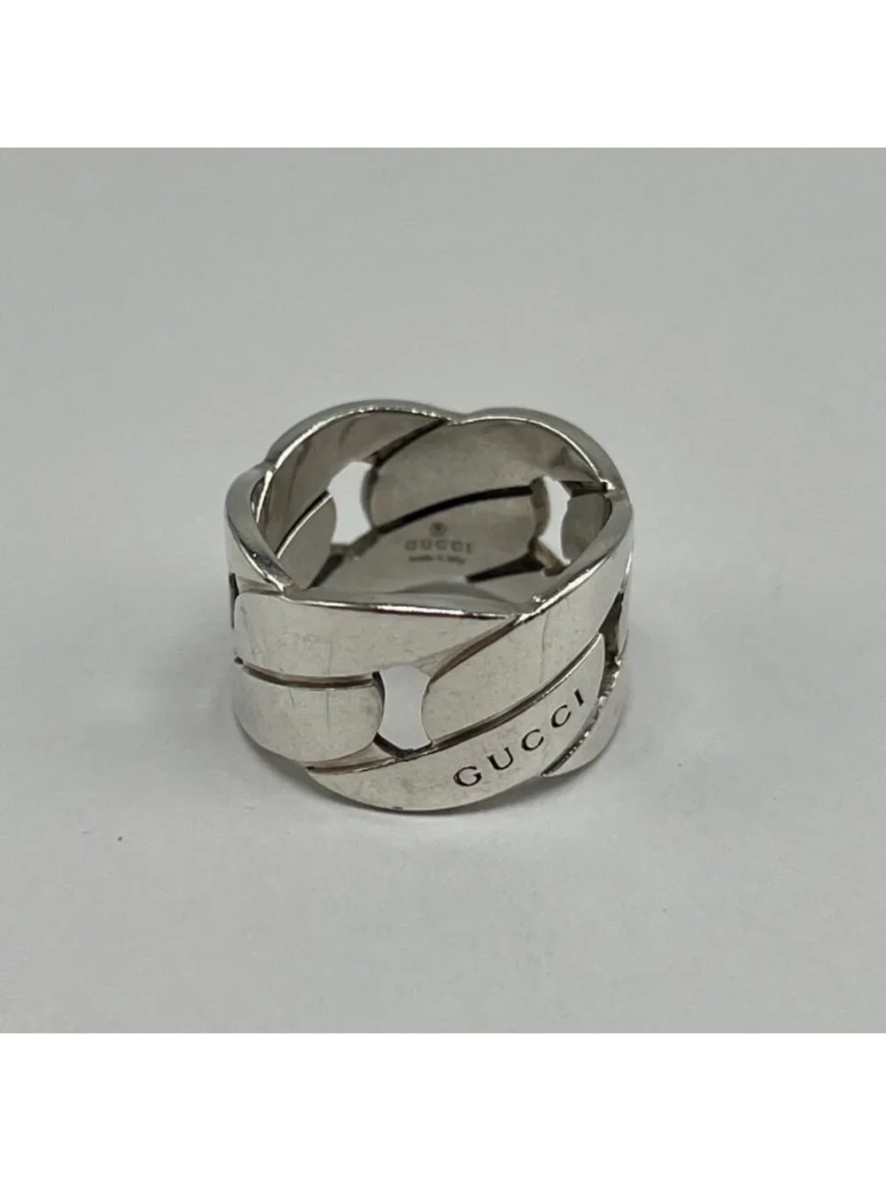 Gucci G Chain Wide Ring